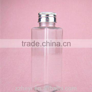 3oz 80ml Clear Square Pet Plastic Pump Bottle for Lotion Packaging photo-4
