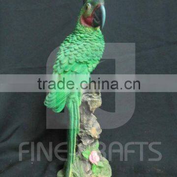 Resin parrot garden animal figurine ornament