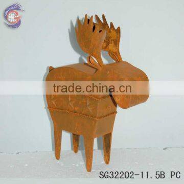 Rusted Metal Garden Decoration Animals Sheep photo-4