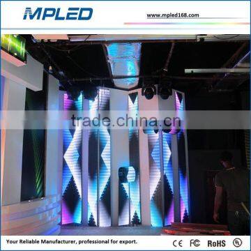 Round shape/curved shape/arc shape soft led billboard bend to any shape