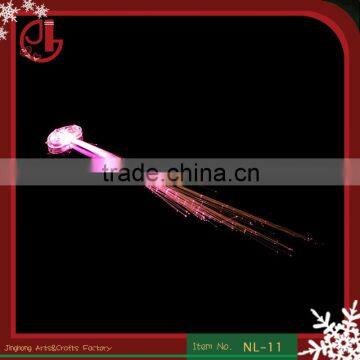Plastic Hair Accessory Fiber Led Hair Braids For Party Decoration