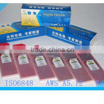 WT20 tungsten weld electrode from Beijing with red tip 10 piece/pack