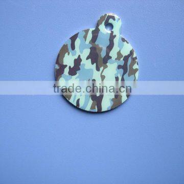 New Camouflage Print ID Pet Dog Cat Collar Charm Tag photo-4