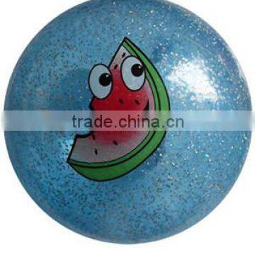 20CM PVC Children Glitter Ball,Shiny ball