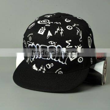 2016 Latest Letter SNEAKY Embroidery Flat Brim Snapback Boys Girls Sport Cap