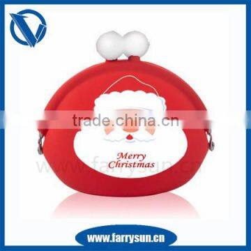 2015 Customized Silicone Metal Purse/cute Wallets/ Fancy Coin Purses for Christmas/Xmas photo-3