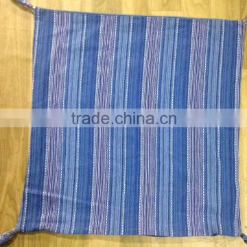 Broad and medium stripe yarn dyed coloured cushion cover