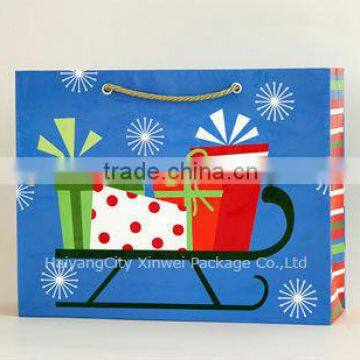 paper material and rope handle style printed paper bag