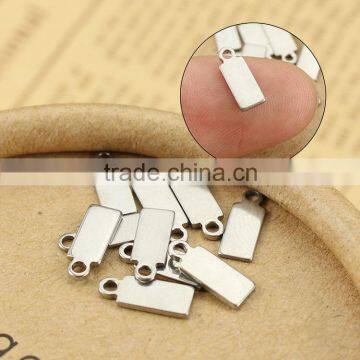 S850 Rectangle Blank Flat Engraving Tags,Stainless Steel Stamping Tags