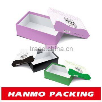 custom made&printed craft paper shoe box factory price