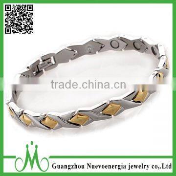 Wholesale Stainless Steel V Care Blood Pressure Magnetic Bracelets