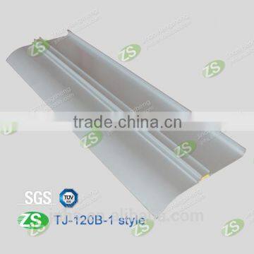 Waterproof brushed aluminum decorative white wall skirting board