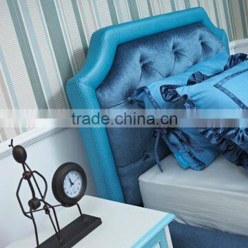 Simple Style Blue Children Bedroom Set Made in China CC-A-11 photo-3