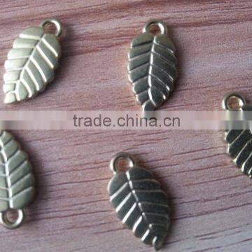 Leaves Shape Sew-on Zinc Alloy Metal Charms -- Z1508 photo-2