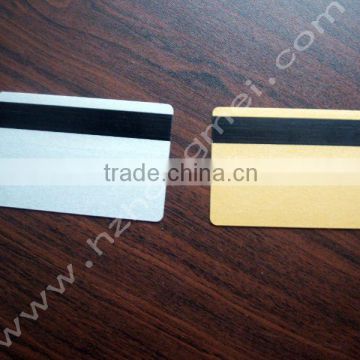 Hi-Co magnetic strip card