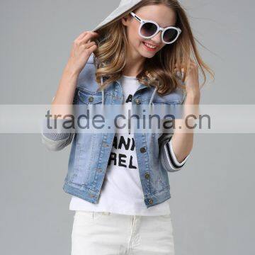 New wholesale popular ladies autumn long sleeve ladies light blue fake designer clothing