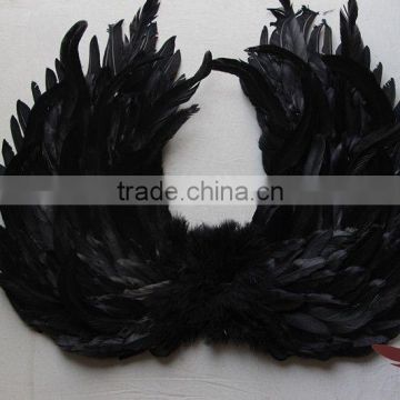 Black Large Feather Angel Wings Feather Angel Wings Wholesale For Party Show