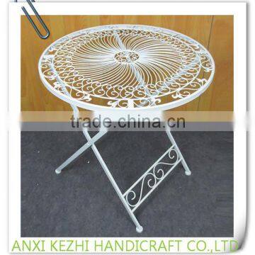 KZ8-06047 Classical Wrought Iron Metal Modern Coffee Table photo-2