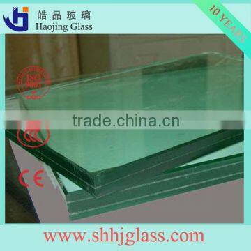 Haojing High Quality 6.38 laminated glass sheets