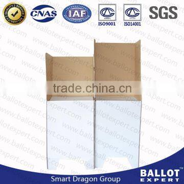 Foldable Corrugated Ballot Booth For Election