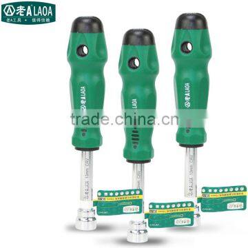 LAOA12 Angle Torx CR-V Mulction Socket Screwdriver Rubber Handle Screw Driver Tool Arbor Hardening Antislip Metal For Hex Screw photo-5