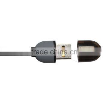 2015 high quality great price hottest lustrous 2 in 1 data cable