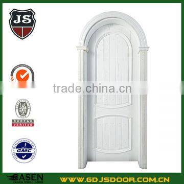 Hot new design arched top interior doors red oak wooden on sale