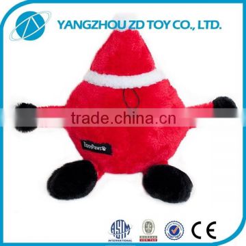 new style soft polyester santa claus stuffed toy for sale