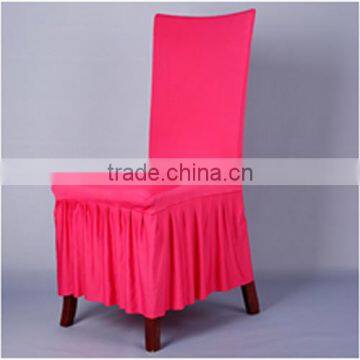 Spandex Stretch Pleated Ruffled Chair Cover Weddings Banquet Hotel Chair Covering Wholesale