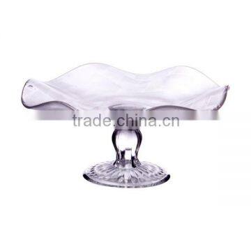 Clear glass Cake stand