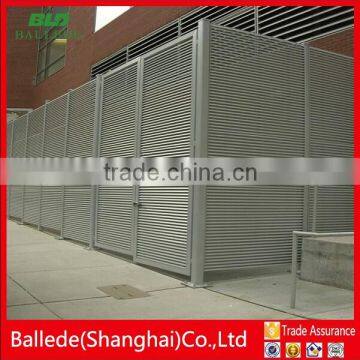 low cost high quality horzontal aluminum louver fence