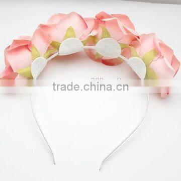 Best selling colorful flower garland headband H4011