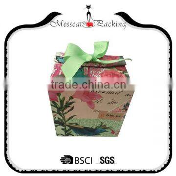 Pantone Color Foldable Gift Box With Ribbon For Candle photo-6