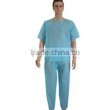 Disposable medical non woven scrub suit