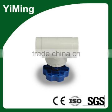 YiMing 2016 new products listed stop valve price of ppr plastic pipes