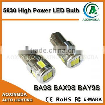 T10 W5W BA9S 6W 5630 super bright car LED bulb