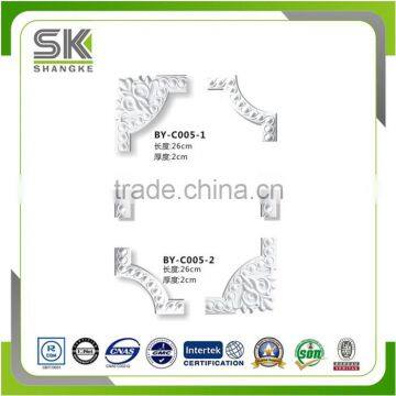 PU Corner Flowers Ceiling Cornice photo-2