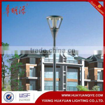 High quality q235 steel different decorative pole popular design garden lamp post