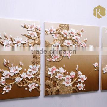 Offer Chinese wall relief painting with flower wall painting