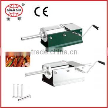 Mini manual household horizontal 3L sausage filler for sale