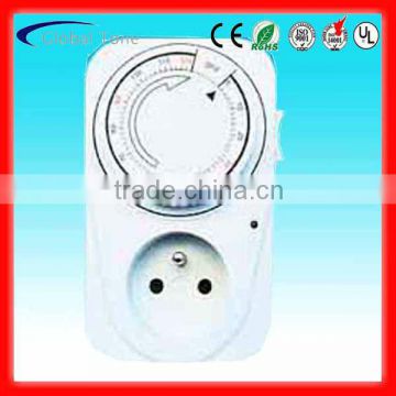 GT3-2111 French style mechanical timer switch 30', 60', 120', 6Hs, 12Hs count-down timer