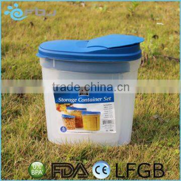 Plastic Food Storage Cereal Container Box