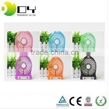 CE,RoHS Certification Rechargeable portable Mini USB Fan desk fan                        
                                                                                Supplier's Choice