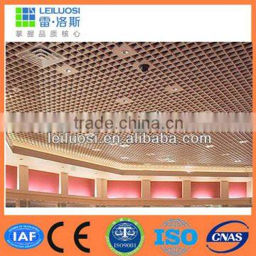Interior Decoration Aluminum Material Suspended Open Metal Grid Ceiling
