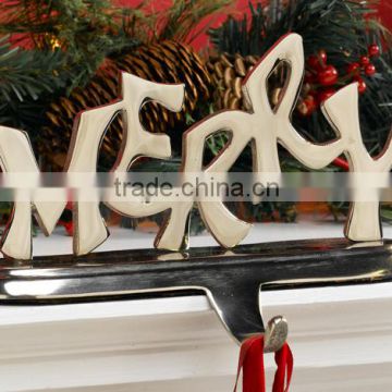 Christmas Metal Stocking Hanger, Christmas Hanging, Hanging Decoration