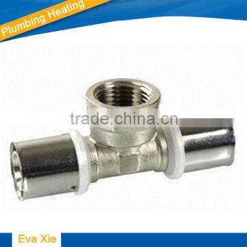 Press Brass Fittings Female Tee - 310011