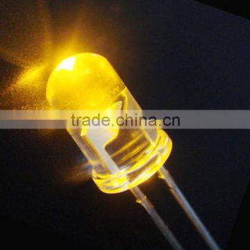 Epistar chips 588-595nm 25000mcd 5mm yellow led diodes