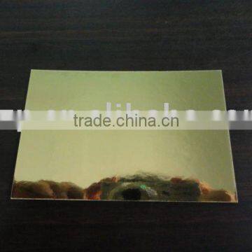 glossy vacuum metallized paper for beer label
