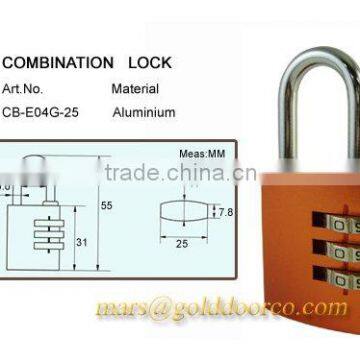 Hot Fashion Combination Lock CB-E04G-25