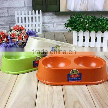 2015 new style Eco-friendly Bamboo Fiber Pet Bowl